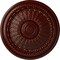 Ekena Millwork Brunswick Ceiling Medallion (Fits Canopies up to 4 1/2"), 27"OD x 2 1/2"P, Brushed Mahogany CM27BRBMF - alternate 1